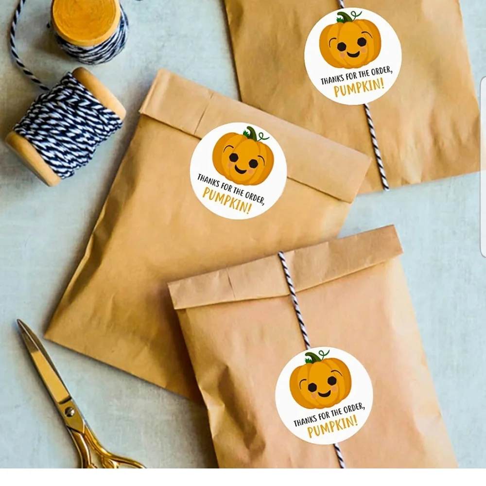 50 ct Halloween Stickers Jack-O-Lantern Sti